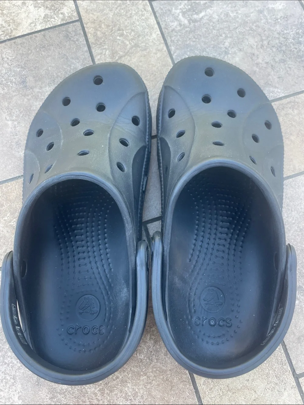 CROCS Classic Slip-On Sandals in Black - Picture 5 of 7